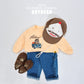 (Pre-order) Soybean Kids - Mini Car Bear Tee 미니카곰돌티셔츠 (3 Colors)