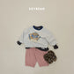 (Pre-order) Soybean Kids Winter - Cozy Layered Fleece-Lined Tee 포근한레이어드티 (5 Colors)