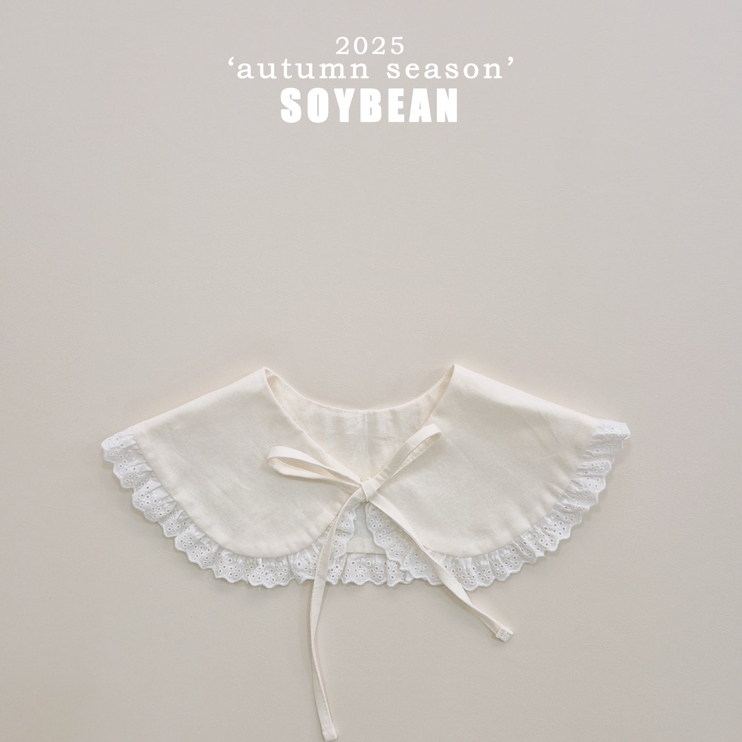 (Pre-order) Soybean Kids - Ribbon Lace Cape 리본레이스케이프 (3 Colors)