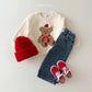 (Pre-order) Daily Bebe Winter - Kids' Fleece-Lined Denim Pants 기모 데님팬츠 (2 Colors)