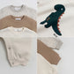 (Pre-order) OOTTBEBE - Winter Dinosaur Bodysuit 아기공룡전신수트 (3 Colors)