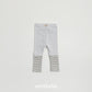 (Pre-order) OOTTBEBE Winter - Stripe Ankle Leggings 윈터배색레깅스 (3 Colors)