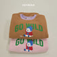 (Pre-order) Soybean Kids Winter - Baby Polar Bear Fleece Top & Bottom Set 아기백곰플리스상하복 (2 Colors)