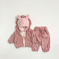 (Pre-order) OOTTBEBE - Frilled Hooded Zip-Up 프릴후드집업 (2 Colors)