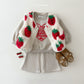 (Pre-order) Daily Bebe Winter - Kids’ Foam Heart Bootcut Top & Bottom Set 발포 부츠컷세트 (4 Colors)