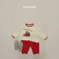 (Pre-order) Soybean Kids Winter - Merry Mongle Loose Pajama Set 메리몽글루즈실내복 (2 Colors)