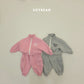 (Pre-order) Soybean Kids Winter - Zip-Up Cargo Fleece-Lined Top & Bottom Set 집업카고상하복 (2 Colors)