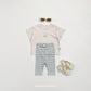 (Pre-order) OOTTBEBE Summer - Sherbet 1+1 Tee Set (Kids) 샤베트 1+1티셔츠 (5 Colors)