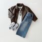 (Pre-order) Daily Bebe - Kids' Faux Leather Jacket 깨죽자켓 (2 Colors)