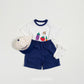 (Pre-order) OOTTBEBE - Veggie Market Top and Bottom Set 야채마켓상하복 (2 Colors)