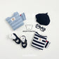(Pre-order) OOTTBEBE - Mix Stripe Knit Suit 믹스단가라슈트 (2 Colors)