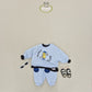 (Pre-order) Soybean Kids - Rabbit Label Layered Tee 레빗라벨레이어드티 (3 Colors)