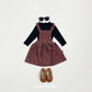 (Pre-order) OOTTBEBE -  Bloom Suspender Dress 블룸멜빵원피스 (2 Colors)