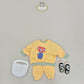 (Pre-order) Soybean Kids - Chef Bear Top & Bottom Set 쉐프베어상하복 (3 Colors)