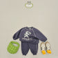 (Pre-order) Soybean Kids - Vintage Line Top & Bottom Set 빈티지라인상하복 (5 Colors)