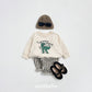 (Pre-order) OOTTBEBE - Dino Sweatshirt 공룡맨투맨 (3 Colors)