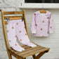 (COCOHANI) Cotton Gingham Check Long Sleeve Pajama Set (4 Colors)