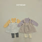 (Pre-order) Soybean Kids Winter - Quilted Overall Dress 누빔멜빵치마 (2 Colors)