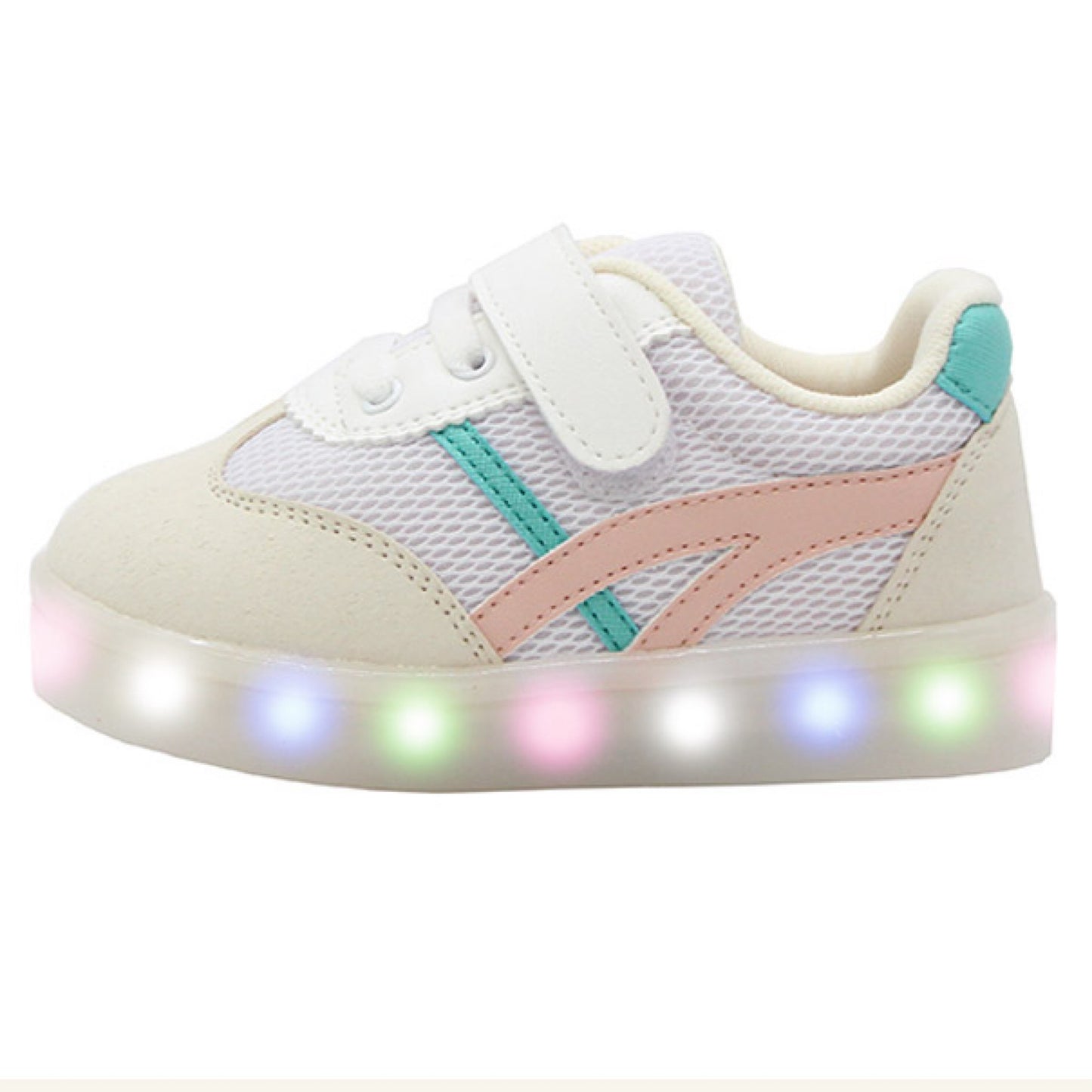 (Pre-order) KoongsKoongs Kids’ Bliss LED Light-up Sneakers (Pink)