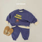 (Pre-order) Soybean Kids Winter - Little Traveler Fleece-Lined Top & Bottom Set 양기모꼬마여행자상하 (3 Colors)