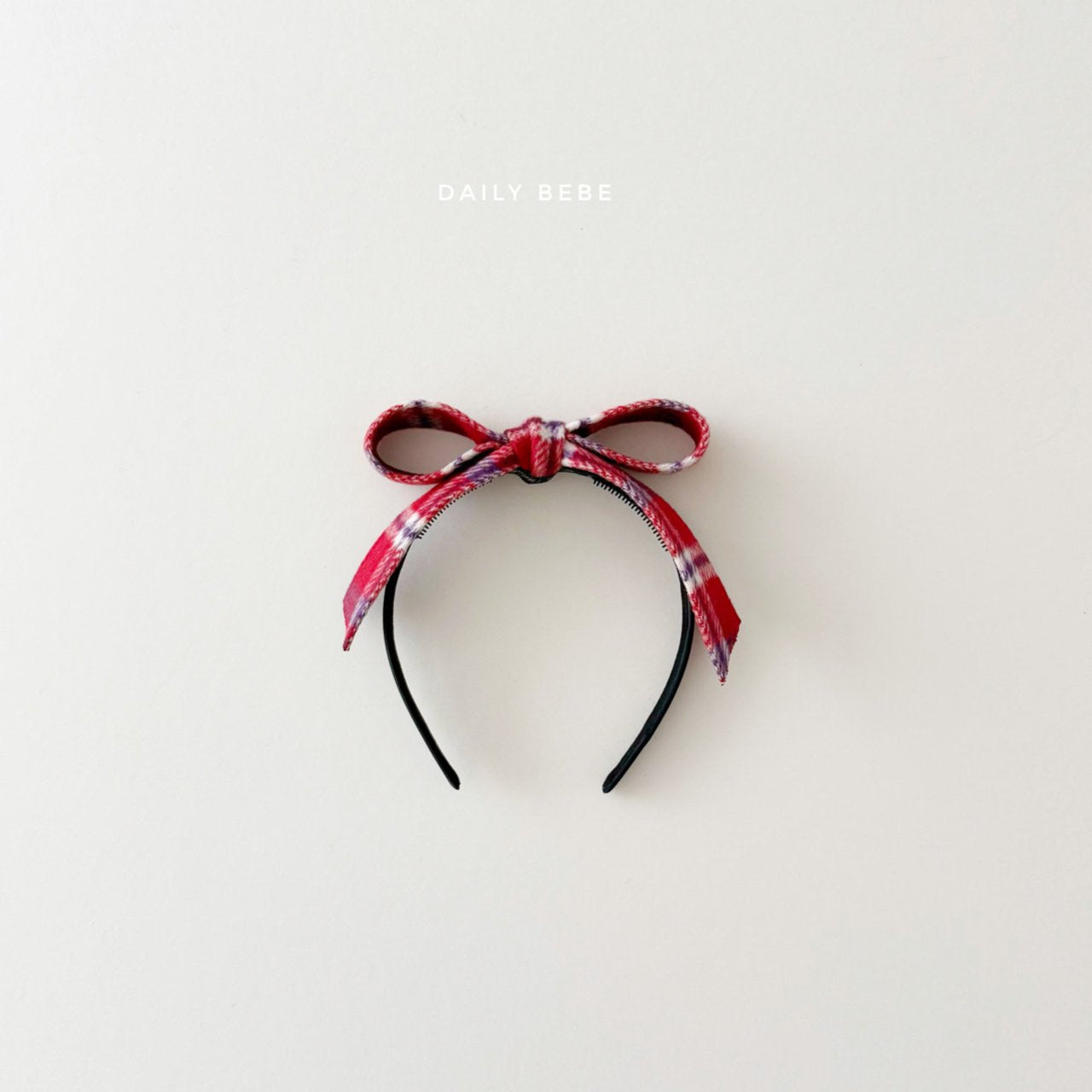 (Pre-order) Daily Bebe Winter - Kids’ Ribbon Headband 리본 머리띠 (2 Colors)