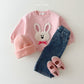 (Pre-order) Daily Bebe Winter - Kids' Fleece-Lined Denim Pants 기모 데님팬츠 (2 Colors)