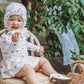 (Pre-order) KoongsKoongs Kids’ Premium Le Cherry Ruffle Rash Guard Dress Set (Ivory)