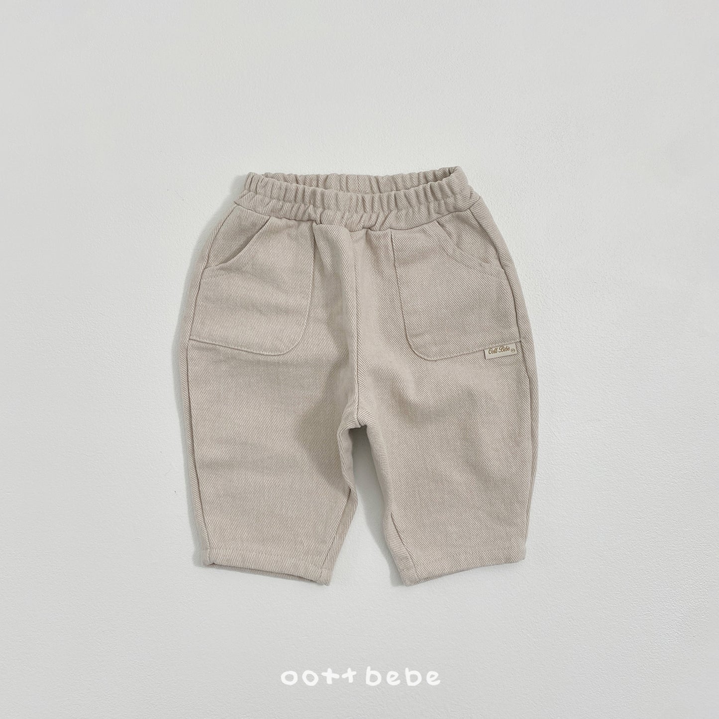 (Pre-order) OOTTBEBE Winter - Twill Cozy-On Pants 트윌카치온팬츠 (2 Colors)