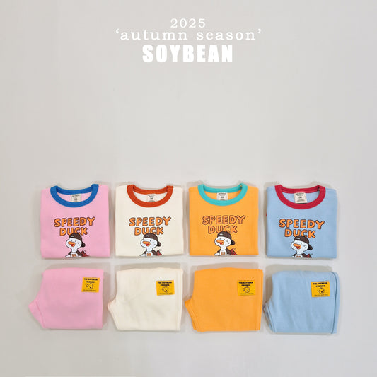 (Pre-order) Soybean Kids - Speed Duck Top & Bottom Set 스피드덕상하복 (4 Colors)