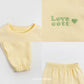 (Pre-order) OOTTBEBE Spring - Love OOTT Top & Bottom Set 러브오뜨상하복 (4 Colors)