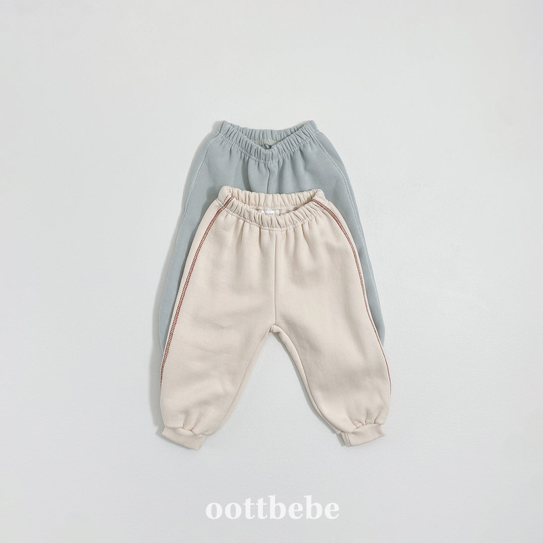 (Pre-order) OOTTBEBE Winter - Cozy Bear Top & Bottom Set 쿨쿨베어상하복 (2 Colors)