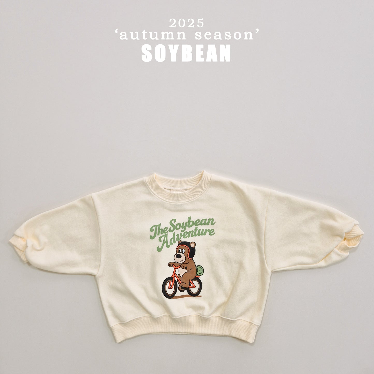 (Pre-order) Soybean Kids - Bear Adventure Top & Bottom Set 곰돌어드벤쳐상하복 (3 Colors)