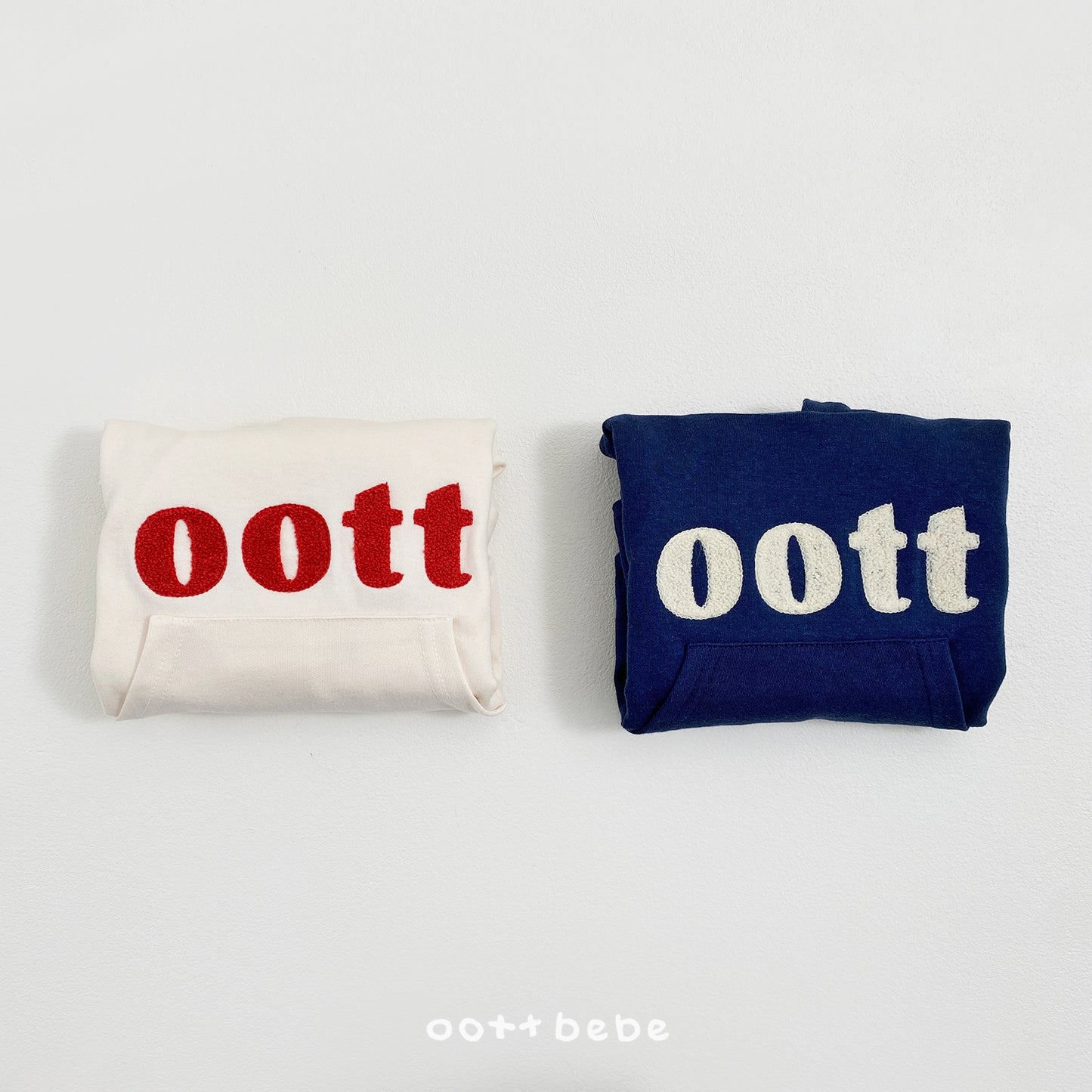 (Pre-order) OOTTBEBE Spring - Bouclé Hoodie Romper 댄디부클후드슈트 (2 Colors)