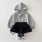 (Pre-order) Daily Bebe Summer- Kids’ Ribbon Hoodie Zip-Up 리본 후드집업 (3 Colors)