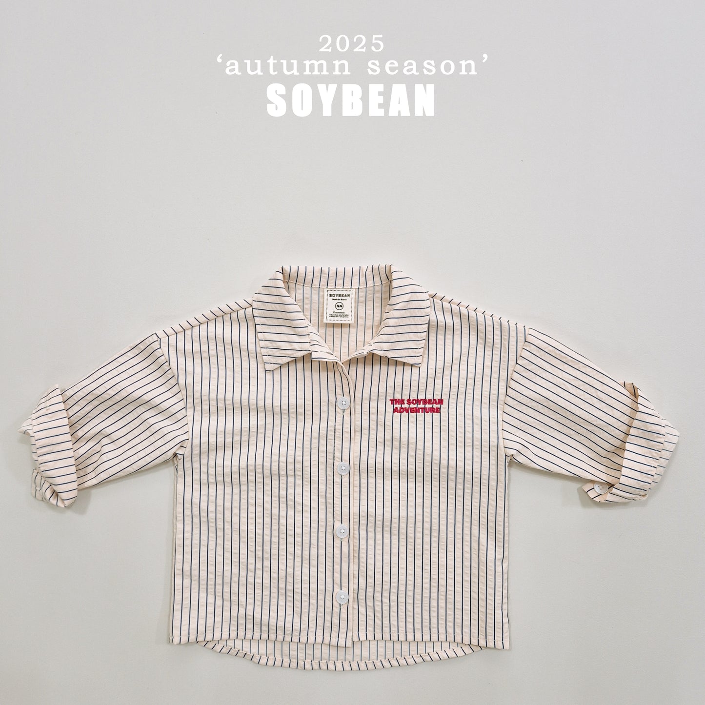 (Pre-order) Soybean Kids - Stra Comfort Stripe Shirt (2 Colors)