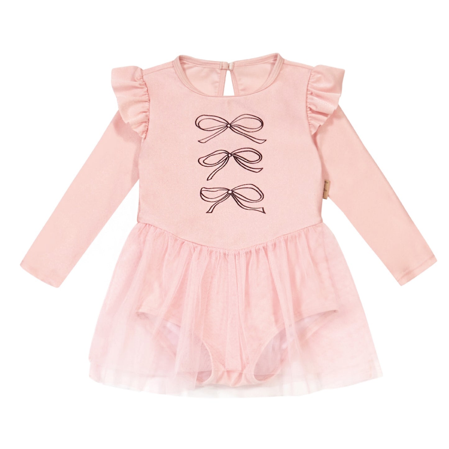 (Pre-order) KoongsKoongs Kids’ Premium Elina Rash Guard Dress Set (Pink)