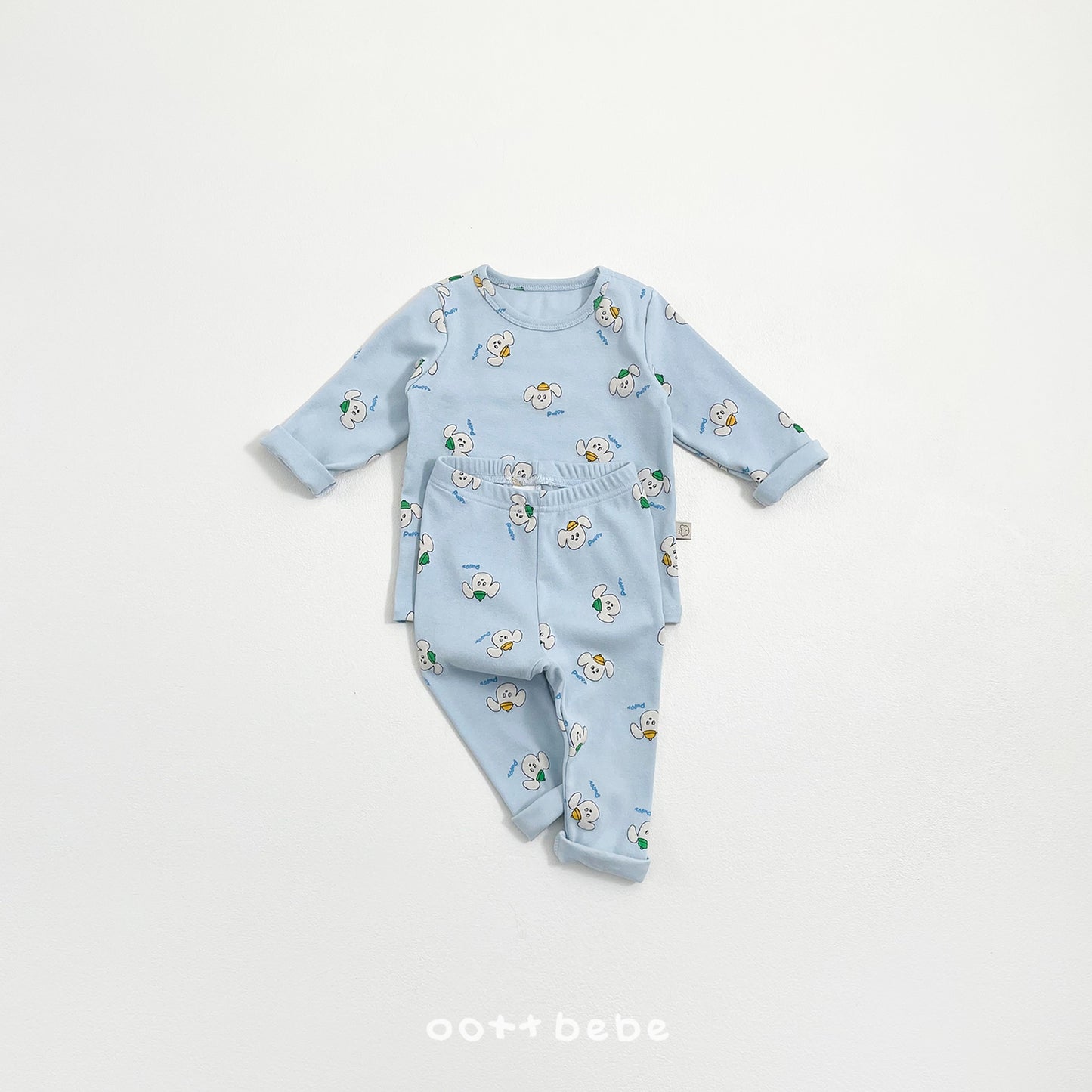 (Pre-order) OOTTBEBE Spring - Picnic Cotton Pajama Set 나들이실내복 (4 Colors)