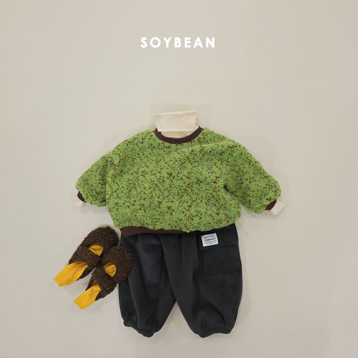 (Pre-order) Soybean Kids Winter - Cotton Stretch Inner Turtleneck 이너폴라티 (3 Colors)