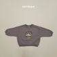 (Pre-order) Soybean Kids Winter - Honey Bear Fleece-Lined Sweatshirt 허니베어양기모맨투맨 (2 Colors)
