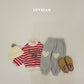 (Pre-order) Soybean Kids Winter - Heart Patch Fleece-Lined Jogger Pants 하트패치조거팬츠 (3 Colors)