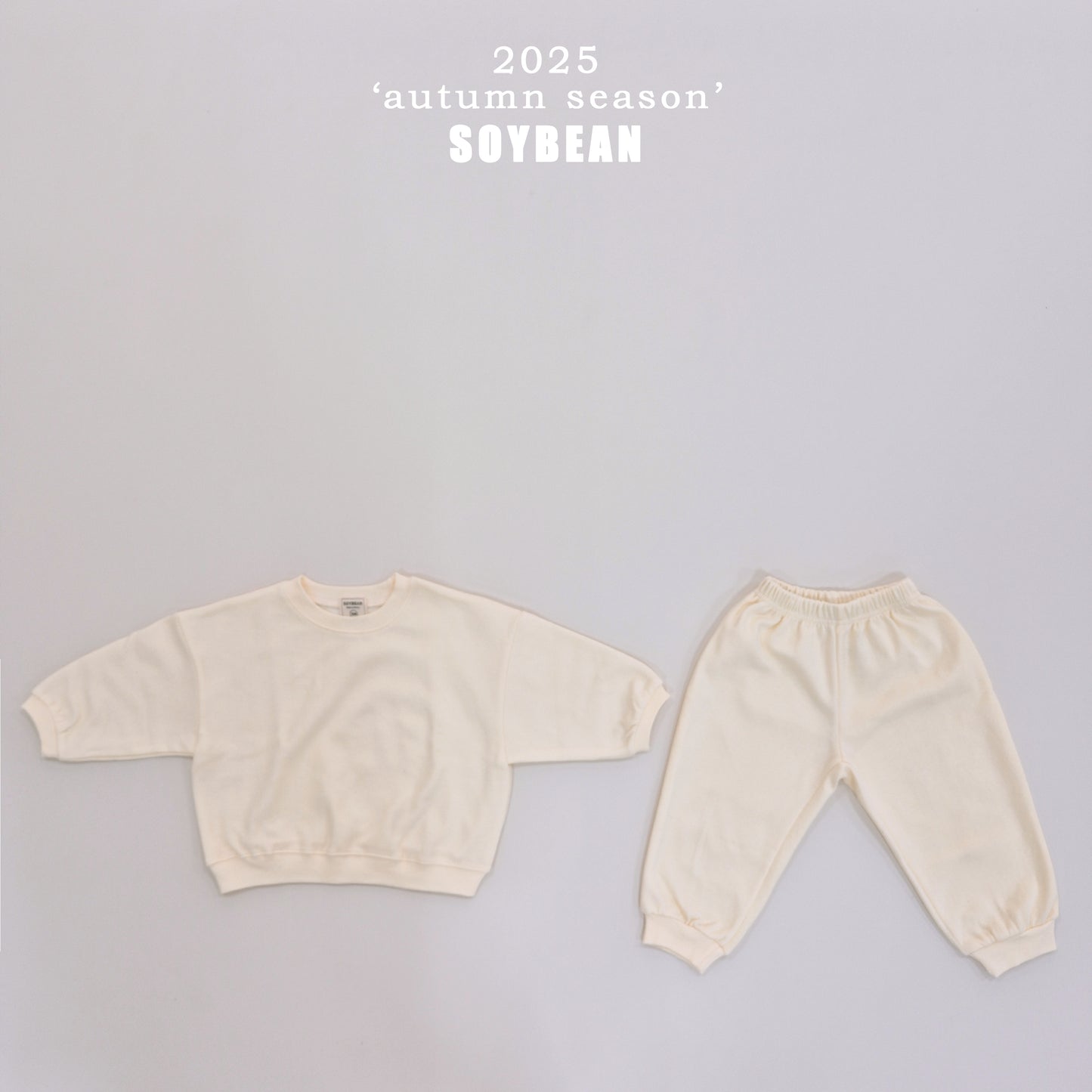 (Pre-order) Soybean Kids - Fall Lollipop Top & Bottom Set 가을롤리팝상하복 (16 Colors)