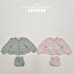(Pre-order) Soybean Kids - Square Lace Top & Bottom Set 스퀘어레이스 상하복 (2 Colors)