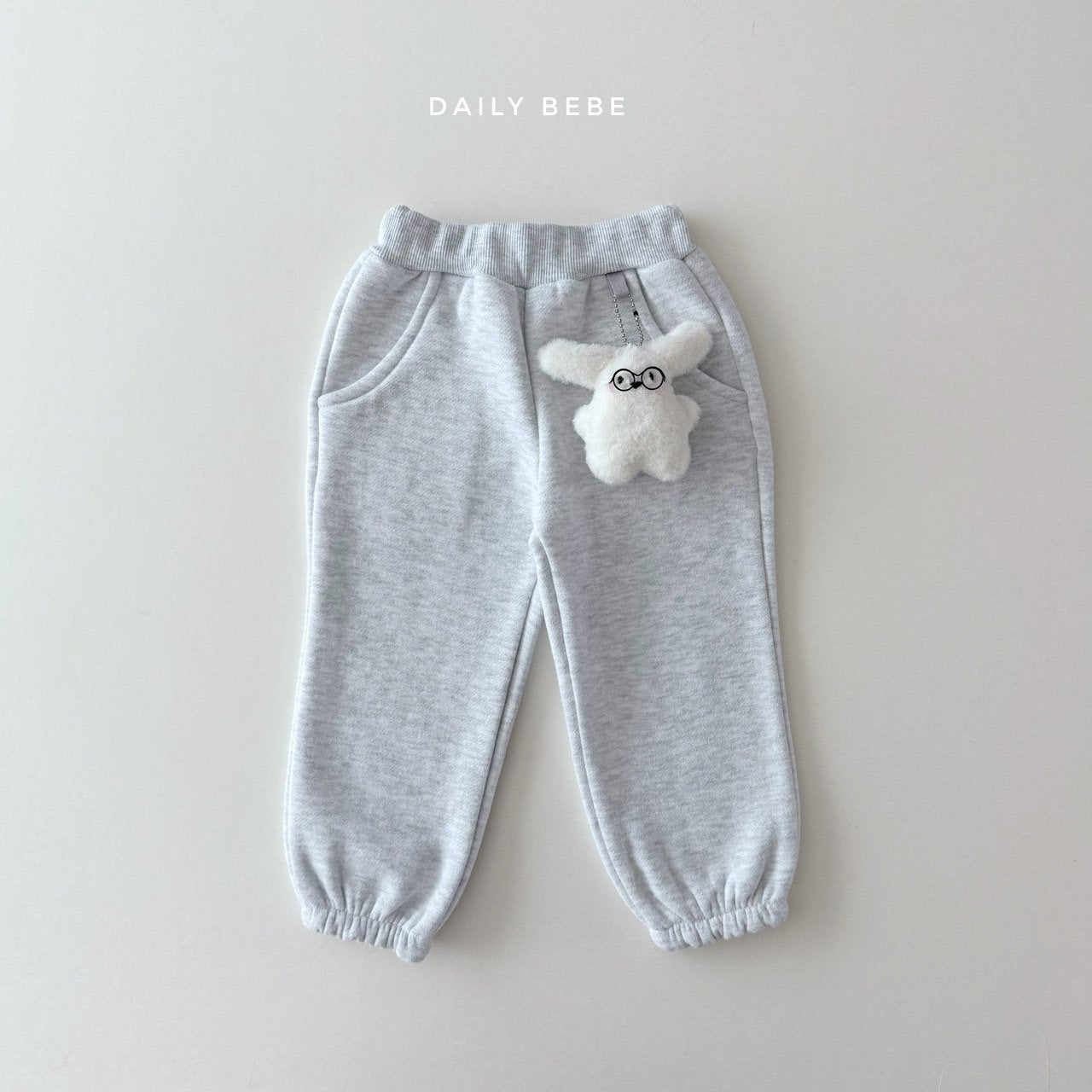 (Pre-order) Daily Bebe - Kids’ Keyring Jogger Pants 키링조거팬츠 (3 Colors)