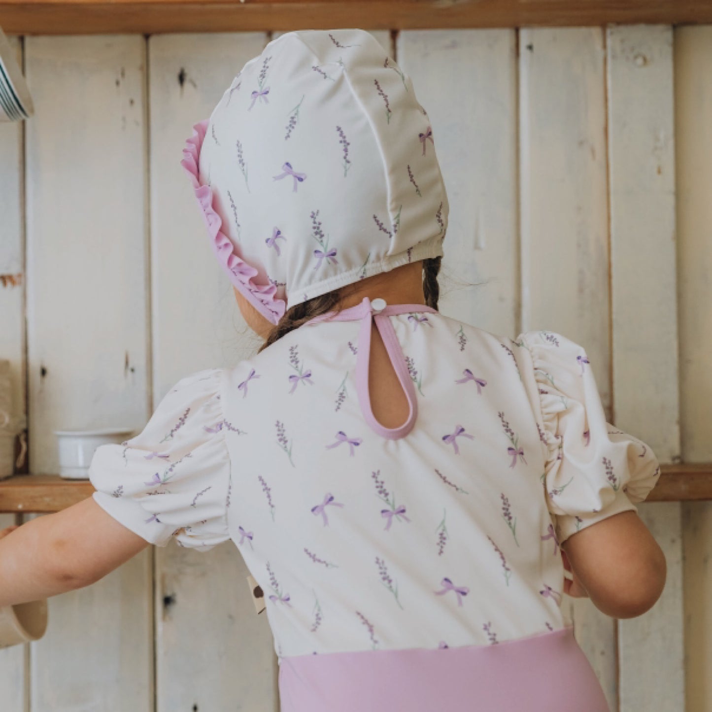 (Pre-order) KoongsKoongs Kids’ Premium Lilac Rash Guard Set