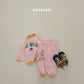 (Pre-order) Soybean Kids Winter - Baby Polar Bear Fleece Top & Bottom Set 아기백곰플리스상하복 (2 Colors)