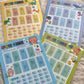 Learning Fun Multiplication Table Set (4-pack) 구구단 책받침