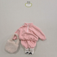 (Pre-order) Soybean Kids - Half-neck Fleece Top & Bottom Set 하프넥플리스상하복 (6 Colors)