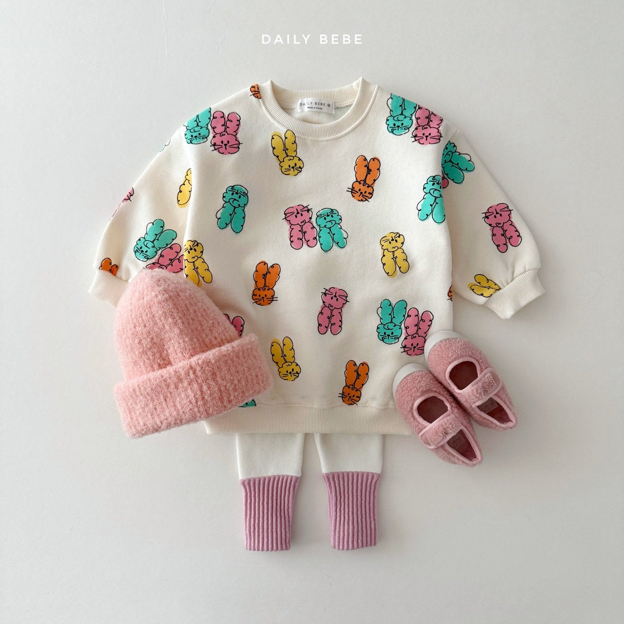 (Pre-order) Daily Bebe Winter - Kids’ Mink Leggings 밍크 토시레깅스 (3 Colors)