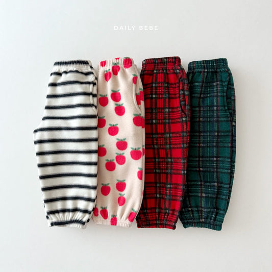 (Pre-order) Daily Bebe Winter - Kids’ Fleece Jogger Pants 후리스 조거 팬츠 (4 Colors)