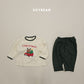 (Pre-order) Soybean Kids Winter - Merry Mongle Loose Pajama Set 메리몽글루즈실내복 (2 Colors)